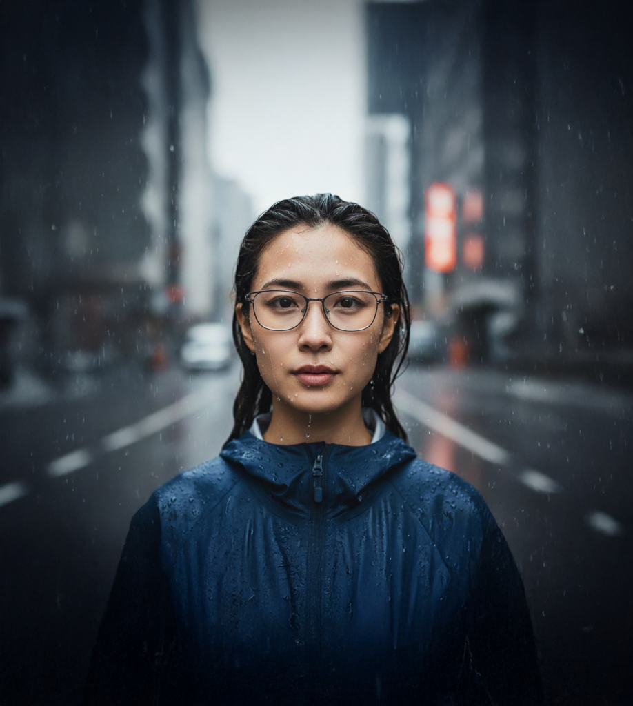 USC coating women in rain